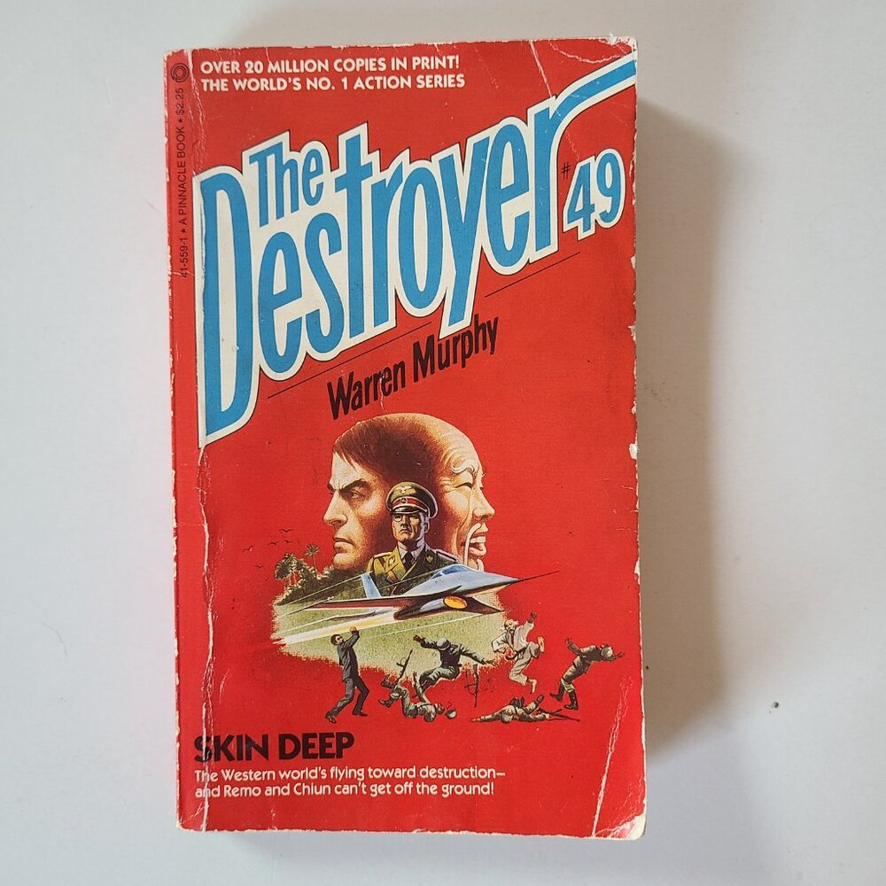 5/$15 Book Skin Deep Destroyer 49 Warren Murphy Adventure Mens Ficiton Series MM